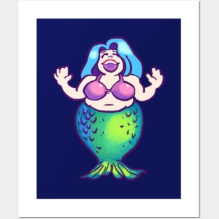 stardew singing mermaid from the night market show Posters and Art